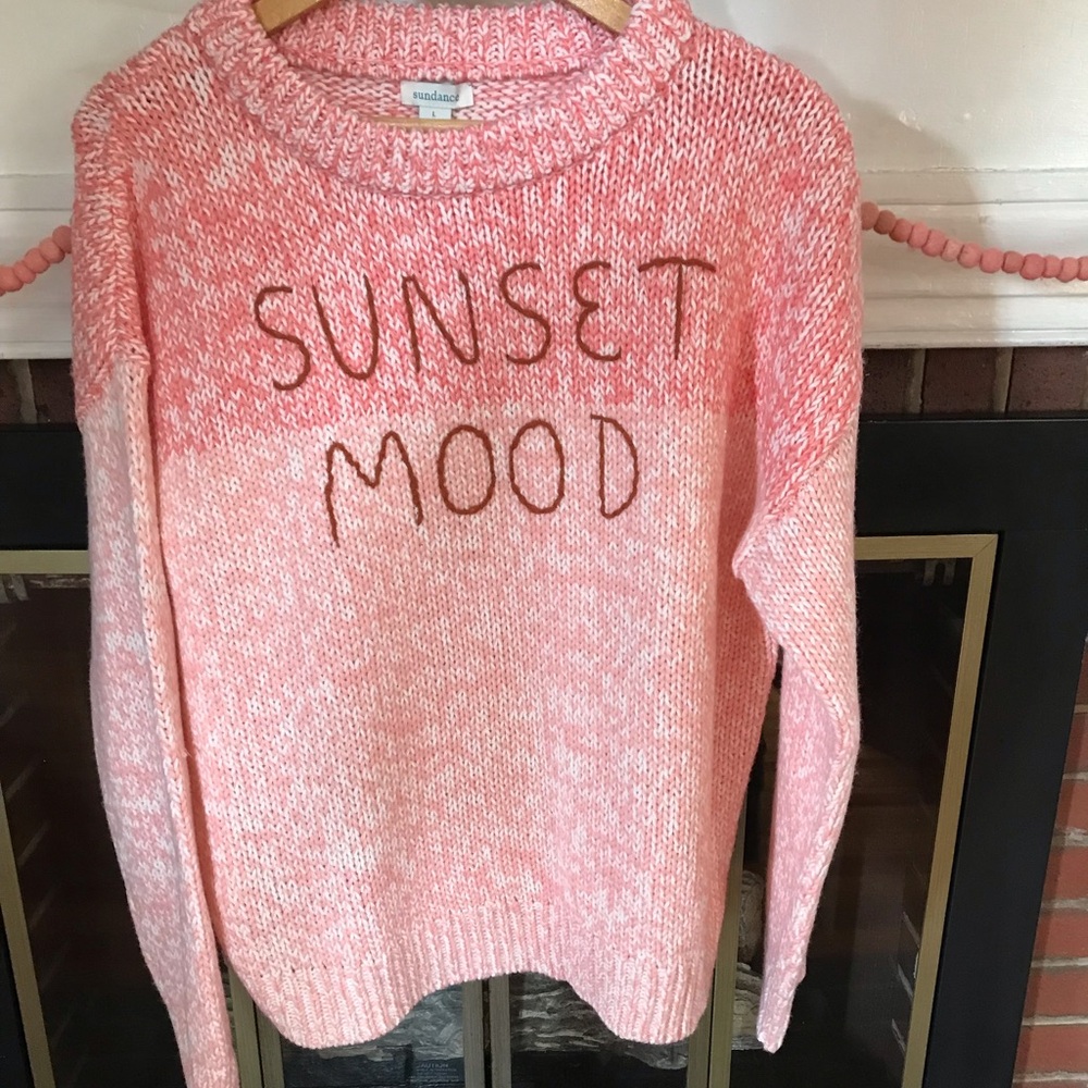 Sundance Iconic Chunky Knit Sweater Sunset Mood Size L